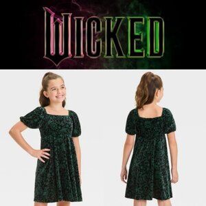 NEW Girls' Wicked Elphaba Dress - Dark Green